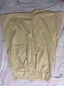 It Is a Cute Brown Skirt With Buttons