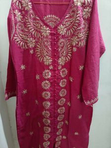 Elegant Embroidered Kurta