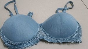 Pastel Lace Trim Bras - Set of 3