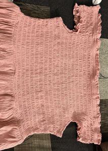 Cute Pink Off-Shoulder Dress
