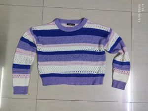 Striped Knit Sweater