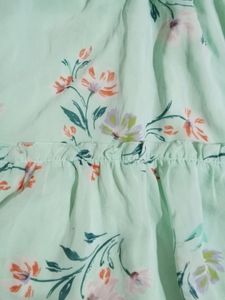 Green Georgette Frock