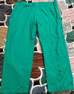 Green Embroidered Cord Set