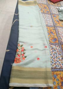 Light colour Saree