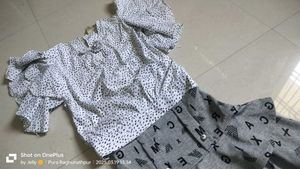 Girls Skirt Top Combo