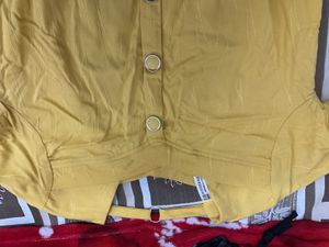 Yellow Button Work Top
