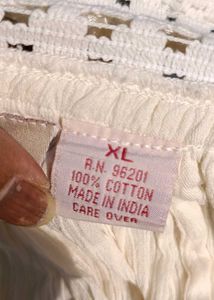 Creamy White Boho Tunic Top