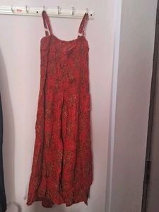 Red Floral Sundress