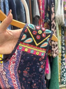 Stylish Floral Long Dreas