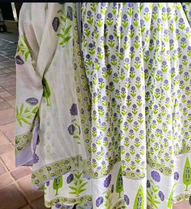 Floral Print Anarkali