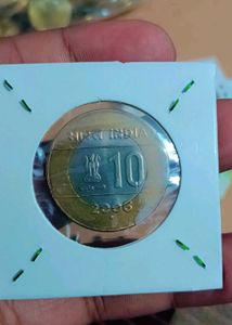 2006 Cross Coin 10 Rs