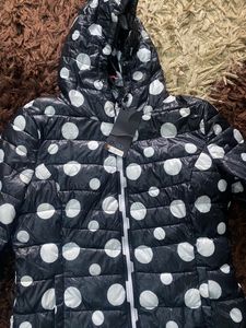 Polka Dot Hoodie Jacket
