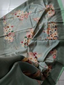 New ,Pastel Green Origanza saree