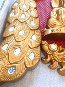 Ganesha Peacock Wall Decor