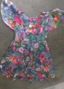 Floral Print Chiffon Dress