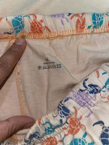 Cute Turtle Graphic Tee and Pyjama set