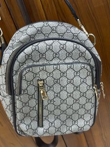 Print Mini Backpack