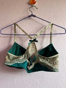 Green Lace Bra🎀