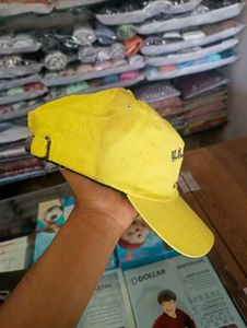 US Polo Buckle Strap, Yellow Cap (Adjustable)