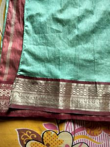 New Saree Banarasi Cotton Silk