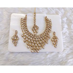 Luxuriant Diamond &amp; Kundan Heavy Necklace✨