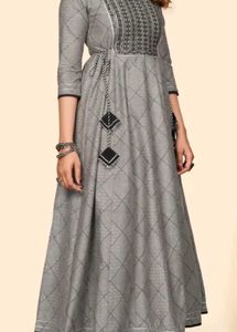 Elegant Grey Kurta