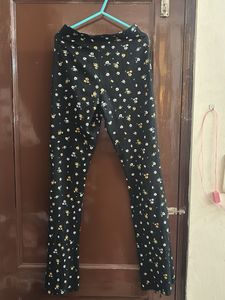 Floral Print Flare Pants