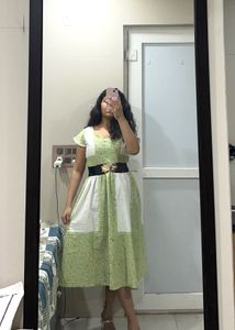 Flaired Midi Dress