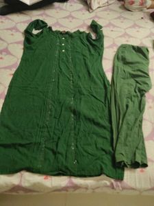 Green Kurta Set
