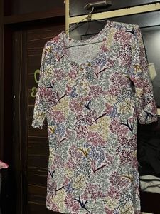Floral Print short kurti