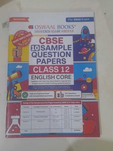 CBSE CLASS 12 SAMPLE PAPERS ENGLISH CORE