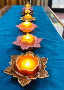 Handmade lotus candle/tea light holder
