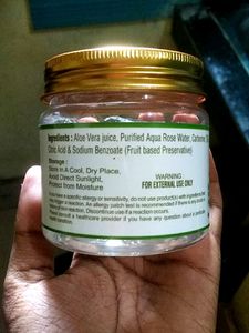 Nature Cave Transperant Aloevera Gel(Used)