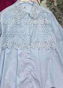 A Beautiful Woman&#39;s Blue shirt
