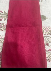 Pink Dress With Shal