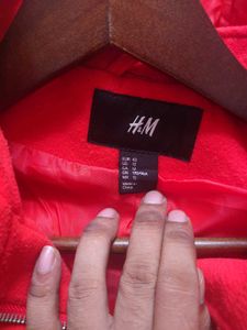 Red Duffle Coat (Size- L)