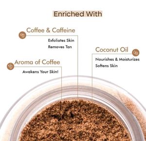 mcaffeine Nakedand Raw Coffee Body Scrub 100g