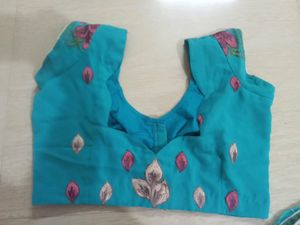 Sea Blue Saree