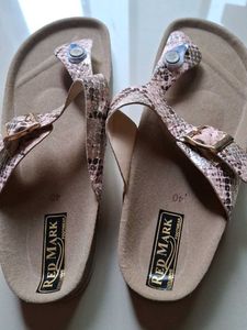 Stylish Red Mark Thong Sandals