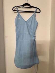 Women Cute Light Blue Cami Dress