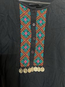 Black Kurti Top