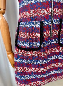 Chic Patterned Mini Dress