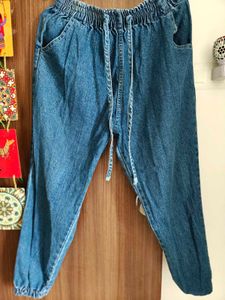 Blue Denim Joggers