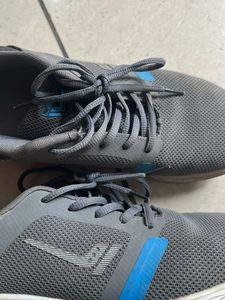 Gray &amp; Blue Sneakers