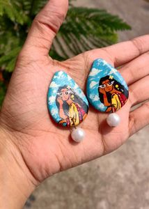 Handmade Clay Earrings 🤍