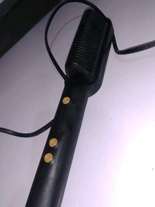 Electric Brush Hair Straightener