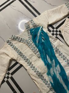 Chickenkari Cotton Kurta Set
