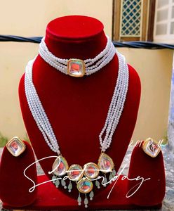 Pearl Kundan Jewellery Set