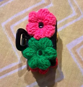 NEW - crochet Floral Hair Claw Clip