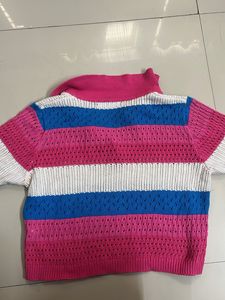 Pink Crochet Top